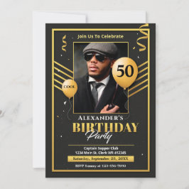 Invitación a la fiesta de cumpleaños número 50 de