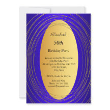 Invitación a la fiesta de cumpleaños número 50 del