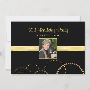 Invitación a la fiesta de cumpleaños número 50 - F