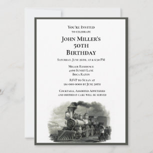 Invitación a la fiesta de cumpleaños número 50 par