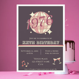 Invitación a la fiesta de cumpleaños número 50 Vin