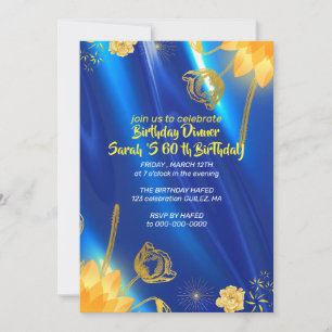 Invitación a la fiesta de cumpleaños número 60, 50