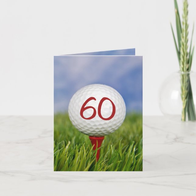 Invitación a la fiesta de cumpleaños número 60 de  (Anverso)