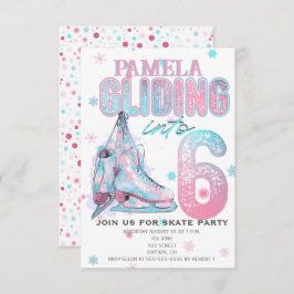 Invitación a la fiesta de cumpleaños número 6 de p