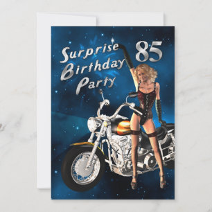 Invitación a la fiesta de cumpleaños número 85