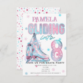 Invitación a la fiesta de cumpleaños número 8 de p