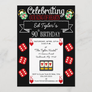 Invitación a la fiesta de cumpleaños número 90 del