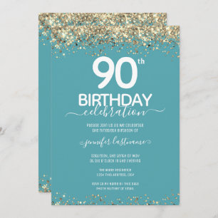 Invitación a la fiesta de cumpleaños número 90 del