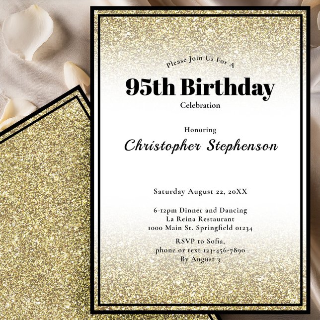 Invitación a la fiesta de cumpleaños número 95 en  (Subido por el creador)