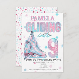 Invitación a la fiesta de cumpleaños número 9 de p