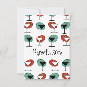 Invitación a la fiesta de cumpleaños o diseño de v