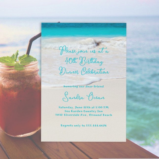 Invitación a la fiesta de cumpleaños Oceanside (Subido por el creador)