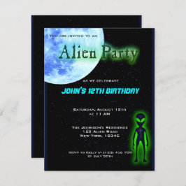 Invitación a la fiesta de cumpleaños para extranje