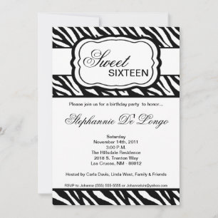 Invitación a la fiesta de cumpleaños para la impre