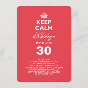 Invitación a la fiesta de cumpleaños para mantener