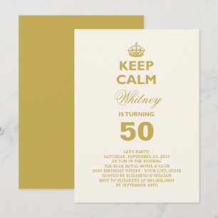 Invitación a la fiesta de cumpleaños para mantener