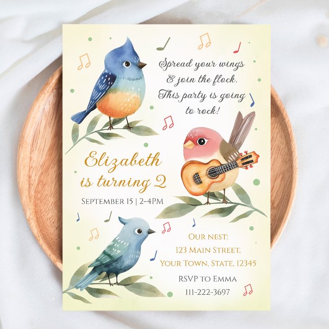 Invitación a la fiesta de cumpleaños para pequeños (Subido por el creador)