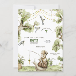 Invitación a la fiesta de cumpleaños para pescar c