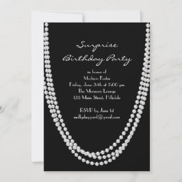Invitación a la fiesta de cumpleaños Pearl Surpris
