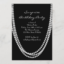 Invitación a la fiesta de cumpleaños Pearl Surpris