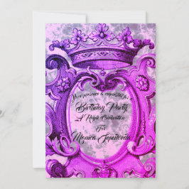 Invitación a la fiesta de cumpleaños personalizada