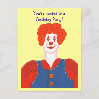 Invitación a la fiesta de cumpleaños, postales de 