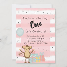 Invitación a la fiesta de cumpleaños - Primer cump