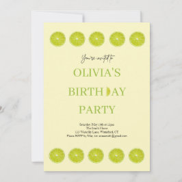 Invitación a la fiesta de cumpleaños reciente de l