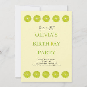 Invitación a la fiesta de cumpleaños reciente de l