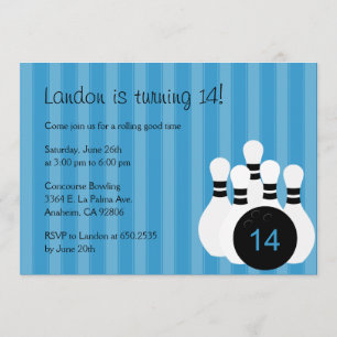 Invitación a la fiesta de cumpleaños - Rosa