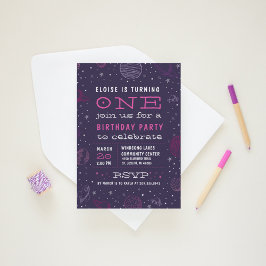 Invitación a la fiesta de cumpleaños sobre el tema