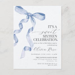 Invitación a la Fiesta de Cumpleaños Sweet Sixteen