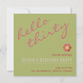 Invitación a la fiesta de cumpleaños | Tarjeta per