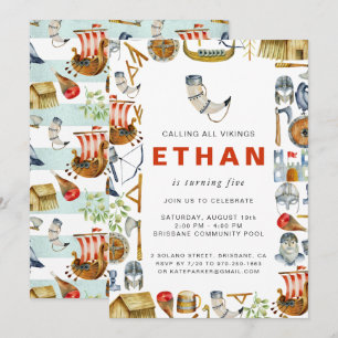 Invitación a la fiesta de cumpleaños temática