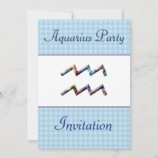 Invitación a la fiesta de cumpleaños temática Aqua