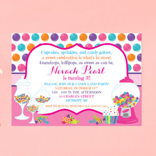 Invitación a la fiesta de cumpleaños temática de C