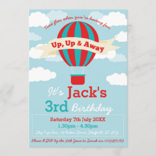 Invitación a la fiesta de cumpleaños temática de H