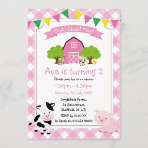 Invitación a la fiesta de cumpleaños temática de l