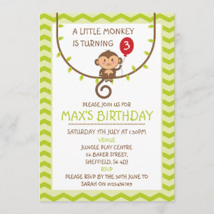 Invitación a la fiesta de cumpleaños temática de l