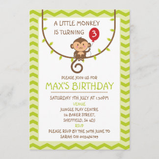 Invitación a la fiesta de cumpleaños temática de l