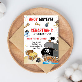 Invitación a la fiesta de cumpleaños temática del