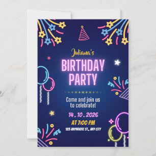 Invitación a la Fiesta de Cumpleaños Tropical Luau