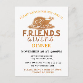 Invitación a la fiesta de cuna de ambiente amistos