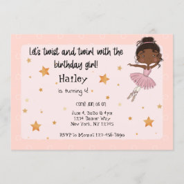 Invitación a la fiesta de Dark Ballerina