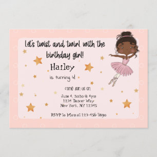 Invitación a la fiesta de Dark Ballerina