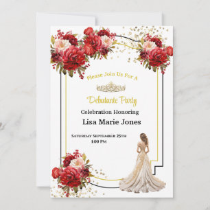 Invitación a la fiesta de debutante