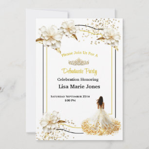 Invitación a la fiesta de debutante