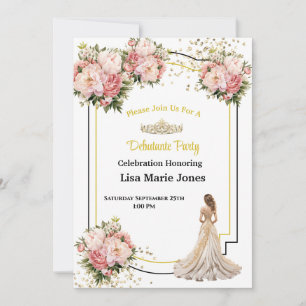 Invitación a la Fiesta de Debutante