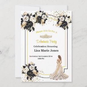 Invitación a la fiesta de debutante
