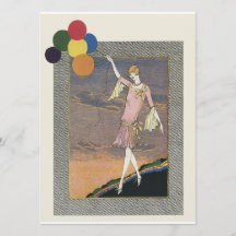 Invitación a la fiesta de deco flapper de la celeb